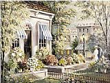 George Canvas Paintings - George Bjorkland Flower Shop